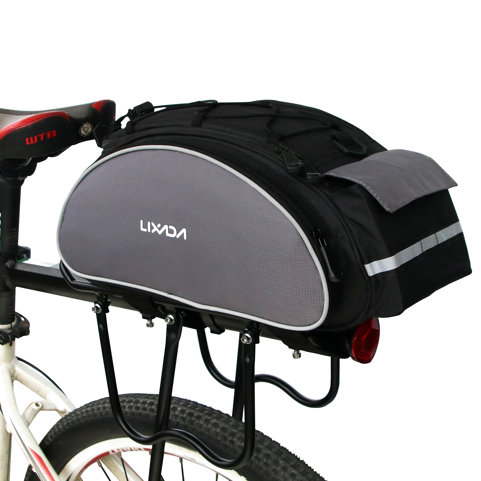 13L Multifunctional Bicycle Rear Seat Bag, Outdoor Cycling Bike Rack