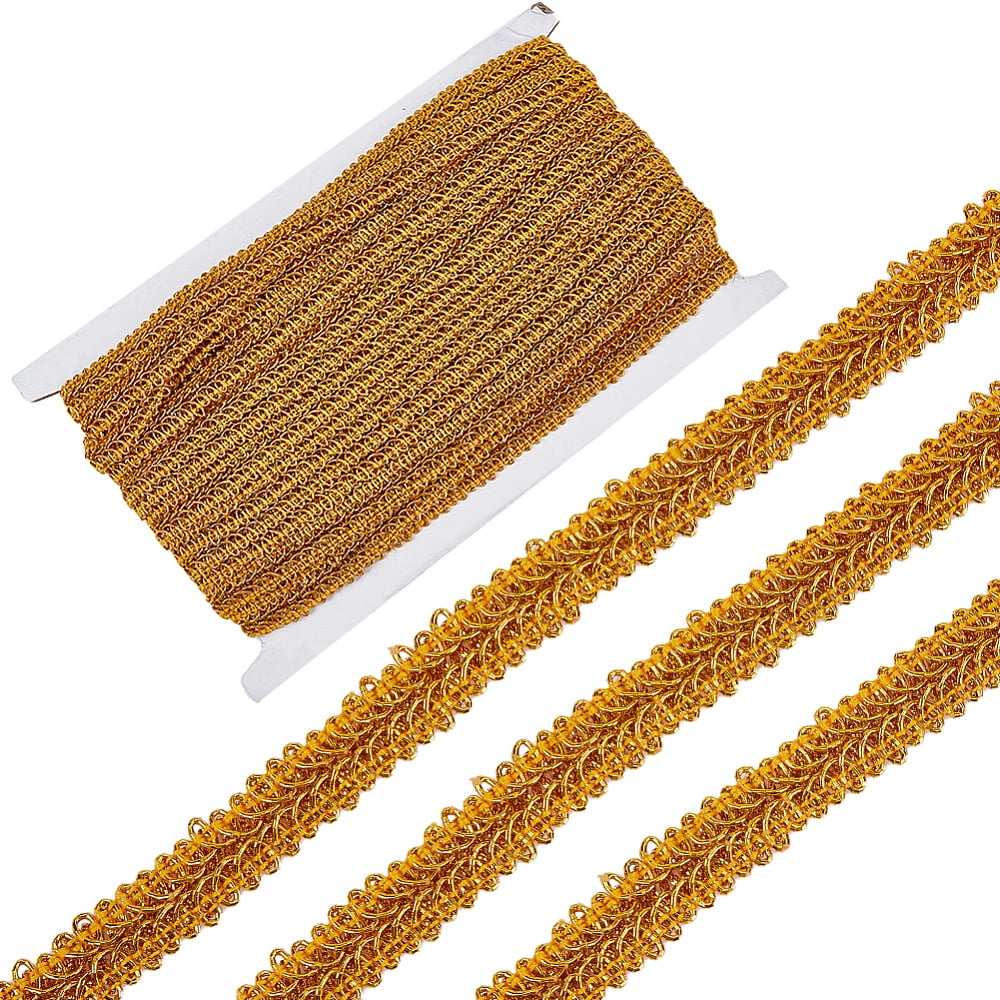13M Metallic Yarn Ribbons Jacquard Ribbon Centipede Lace Ribbons ...