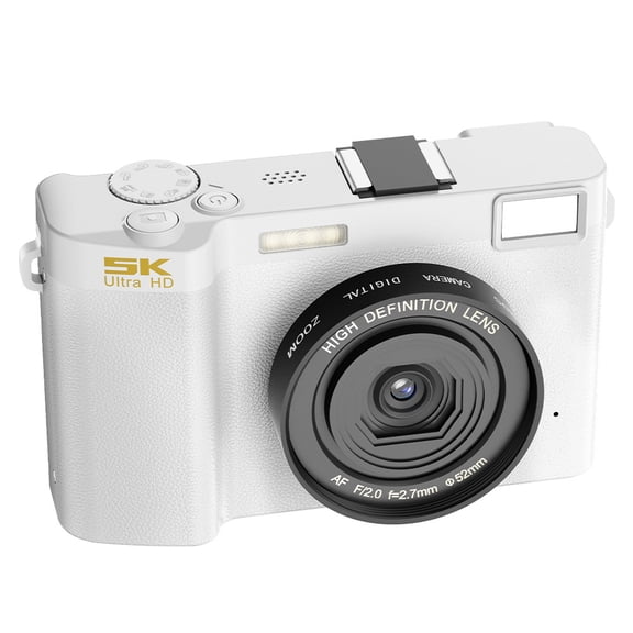 13MP CMOS Sensor Mini Camera, 5K 64MP HD Fashion Digital SLR Camera Suitable for Student Use