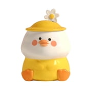 Cute 3D Duck Ceramic Coffee Mug Christmas Birthday Gifts for Friends Women Girls 13Oz