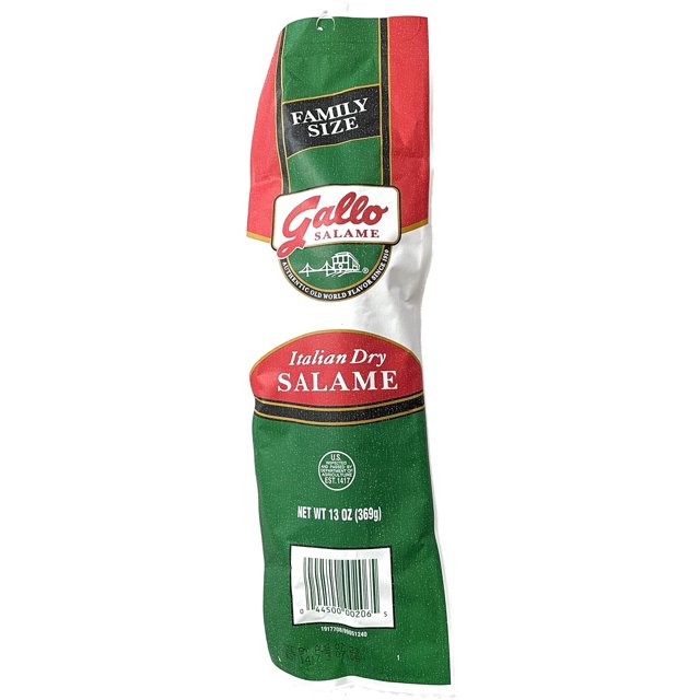13Oz Italian Dry Salami Chub 1 Selling Family Size