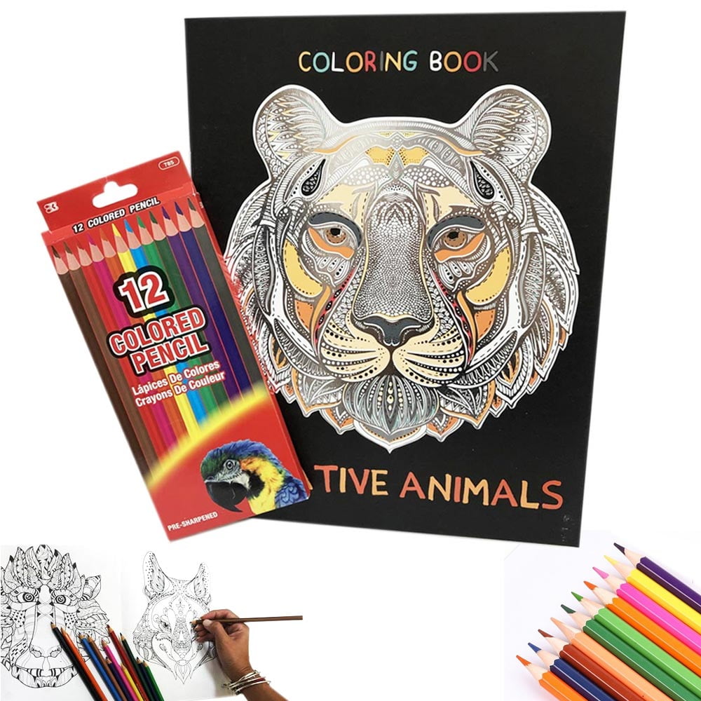 Colortastic Adult Coloring Book With Pencil: Calm & Relaxation - Shop Books  & Magazines at H-E-B