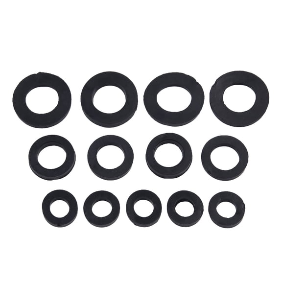 13PC Mixed Tap Washers Rubber Washers Faucet SealingRing/Leak-proof Rubber Gasket Tap Seal Drip Sink Shower Hose O-Ring Gasket