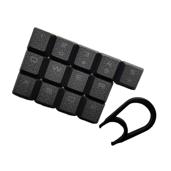 13PCS Anti Slip Textured Keycaps Backlights Key Caps for K70 RGBK70 K95 K90 K65 Mechanical Keyboards Various Applications