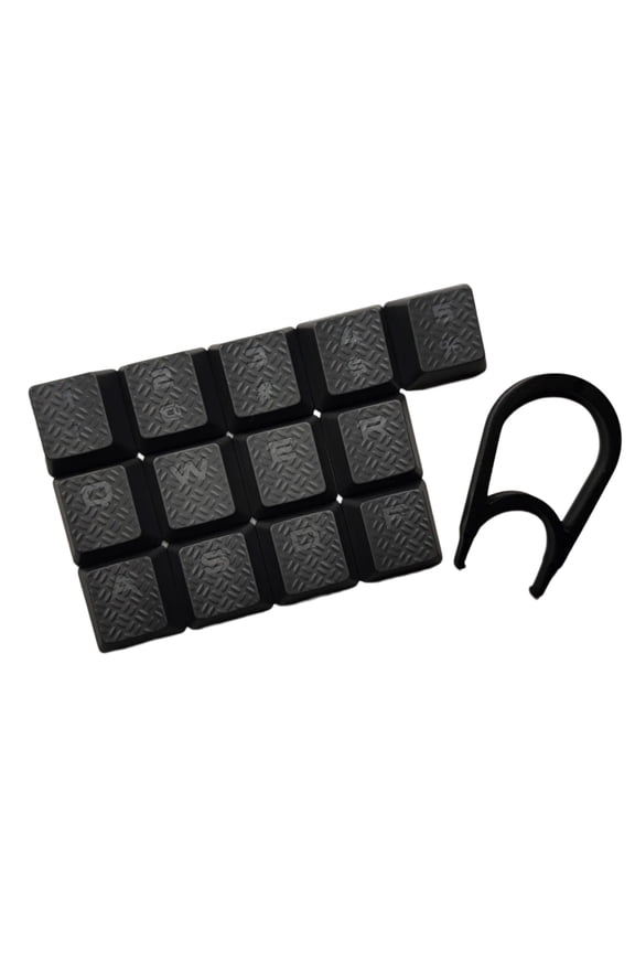 13PCS Anti Slip Textured Keycaps Backlights Key Caps for K70 RGBK70 K95 K90 K65 Mechanical Keyboards Various Applications