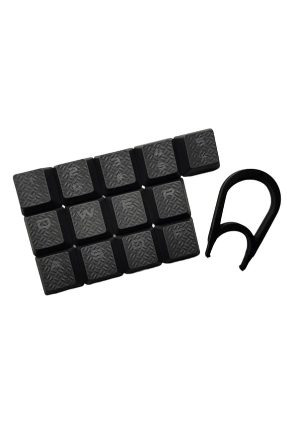 13PCS Key Caps Anti Slip Textured Keycaps for K95 K90 Mechanical Keyboards