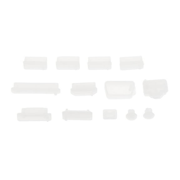 13PCS Plugs Soft Silicone Data Port USB Protector Set Laptop Dus