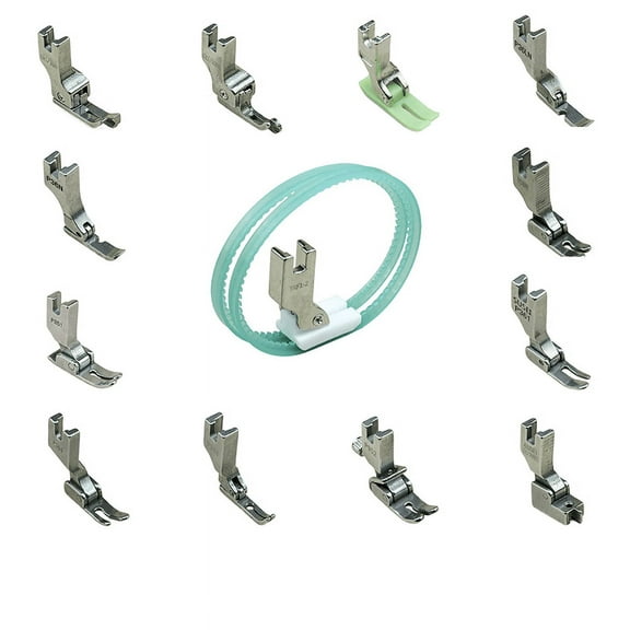 13PCS Presser Foot Collection For Industrial Lockstitch Sewing Machine JUKI BROTHER Accessories P351 P58N P952 P360 P363 TRF1