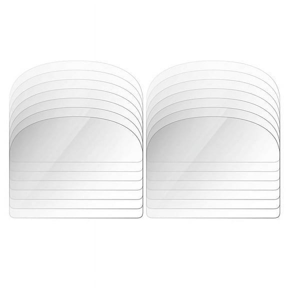 13PCS Transparent Cake Cream Scraper Flexible Plastic Icing Spatula Buttercream Smoother Decorating Tools Baking