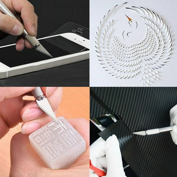 13Pc Precision Cutter Set Exacto Hand Carving Tool Arts & Craft Hobby Kit
