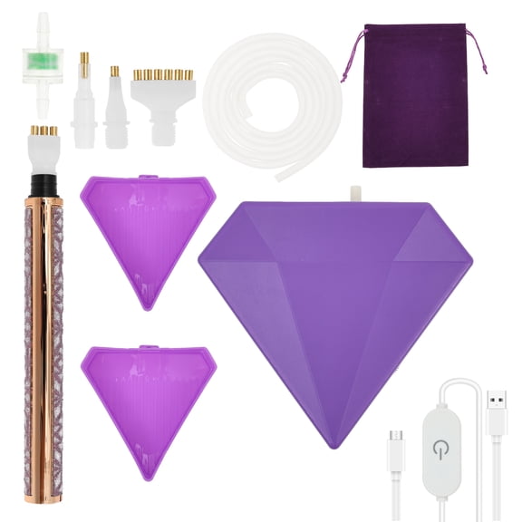 13Pcs Diamond Art Painting Pen Kits, Diamond Art Pens Stainless & Plastic Steel Tips Personalized 5D Diamond Art Painting Accessories Tools for DIY Painting Crafts