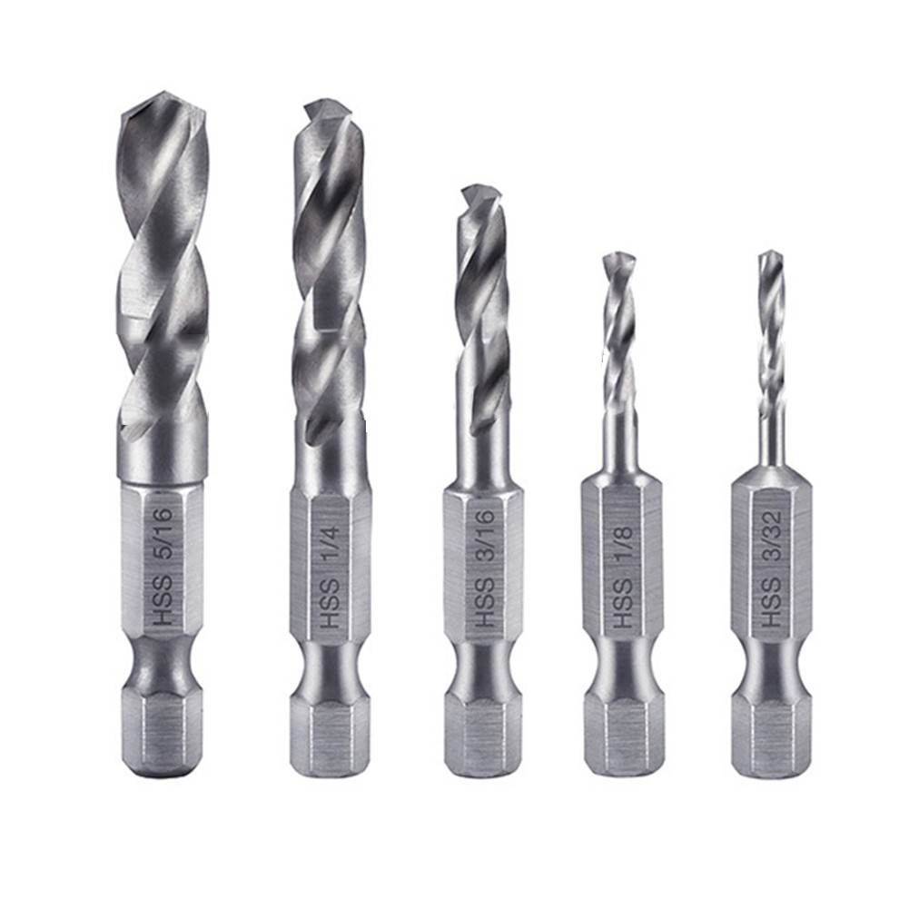 13Pcs Drill and Tap Bit Set with Adapter Sae/Metrictapping Hex Shank