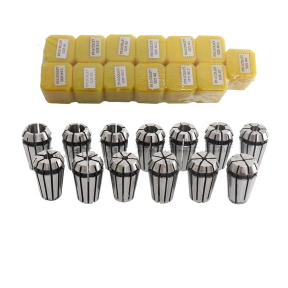 13Pcs ER11 Chuck Spring Collet Set For CNC Engraving Machine & Milling Lathe Tool For Spindle Motor ,Easy to Install