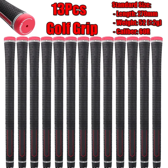 13Pcs Golf Grip Golf Club Grip Non-Slip Rubber Golf Grip Standard Size Golf Grip
