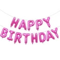 thumbnail image 1 of 13Pcs Happy Birthday Balloon Aluminum Foil Inflatable Hanging Letter Balloons for Party Decorations, 1 of 8