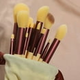 thumbnail image 1 of 13Pcs Makeup Brush Set Soft Fluffy Cosmetic Foundation Powder Eyeshadow Make Up Brush Beauty Tool For Makeup Beginner, Yellow, 1 of 6