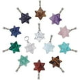 thumbnail image 1 of 13Pcs Star Shape Mixed Stone Pendants Charm Gemstone Dangle Charms Hole: 5x7mm, 1 of 9