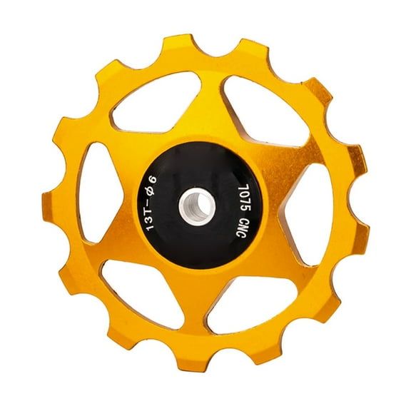 13T Bicycles Rear Derailleur Pulley Bikes Rear Derailleur Pulley Sealed Bearing Wheel Aluminum Alloy Shifts Guide Wheel