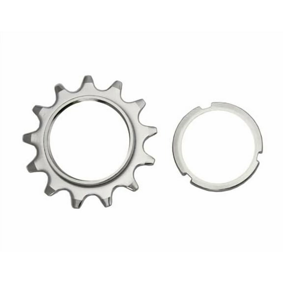 13T Track Fix Cog 1/8 Chrome. Bike cog, bicycle cog for track bike, fixies, fixed gear bikes