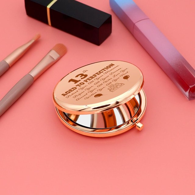 13Th Birthday Gifts For Granddaughter Compact Makeup Mirror 13 Year Old