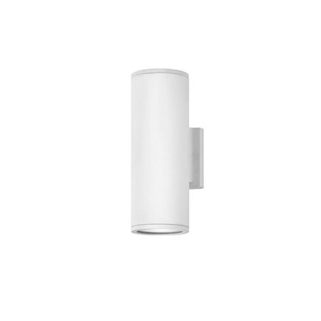-13W 2 Led Small Outdoor Up/Down Light Wall Lantern in Modern Style-4.5 inches Wide By 12 inches High-Satin White Finish Bailey Street Home