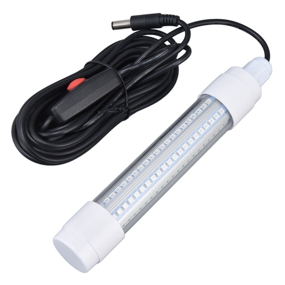13W LED Submersible Fishing Light - 126 LEDs IP68 Waterproof Night Fish Finder Lamp for Underwater Fish Luring (Green Light)