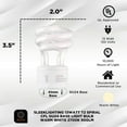 thumbnail image 1 of 13Watt T2  CFL GU24 Light Bulb 2700K Warm White 900lm 4 Pack -  Approved Energy Saving, 1 of 6