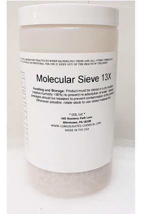 13X Molecular Sieve 4 x 8 Mesh 500g Poly Jar