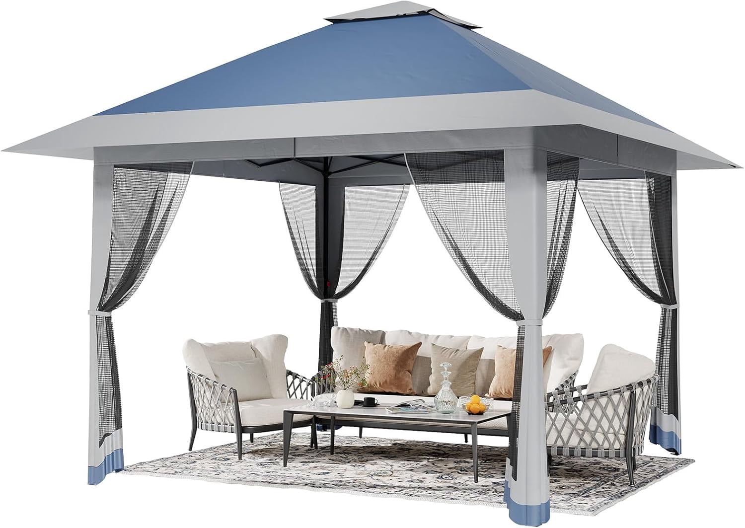 GOGRANT 13 ft x 13 ft Pop-up Gazebo, Adjustable Height
