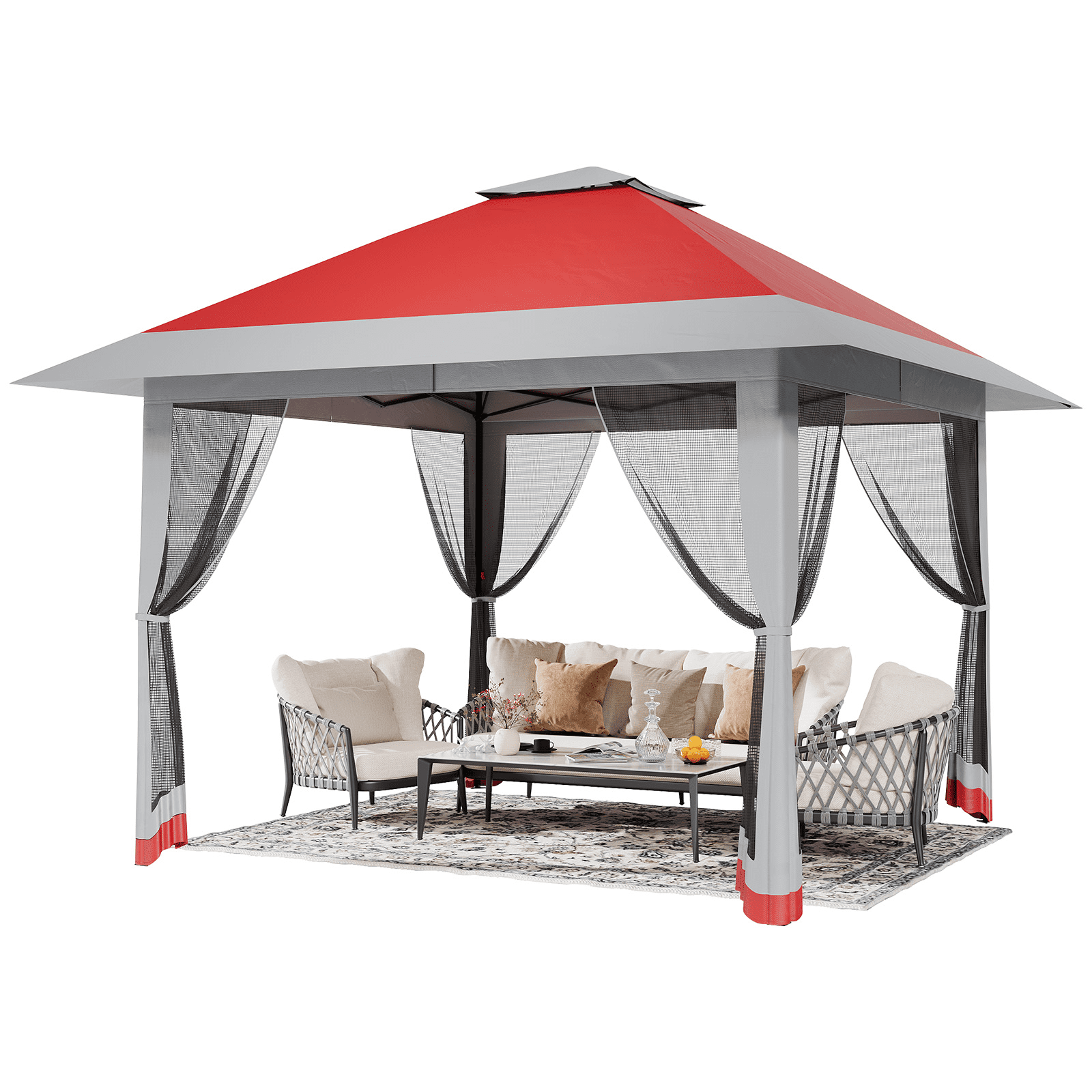 GOGRANT 13 x 13 Pop-up Gazebos, Adjustable Height