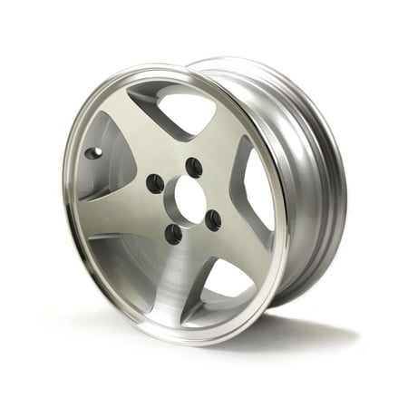 13X5 4-Lug on 4" Aluminum Series 04 Trailer Wheel - 435440
