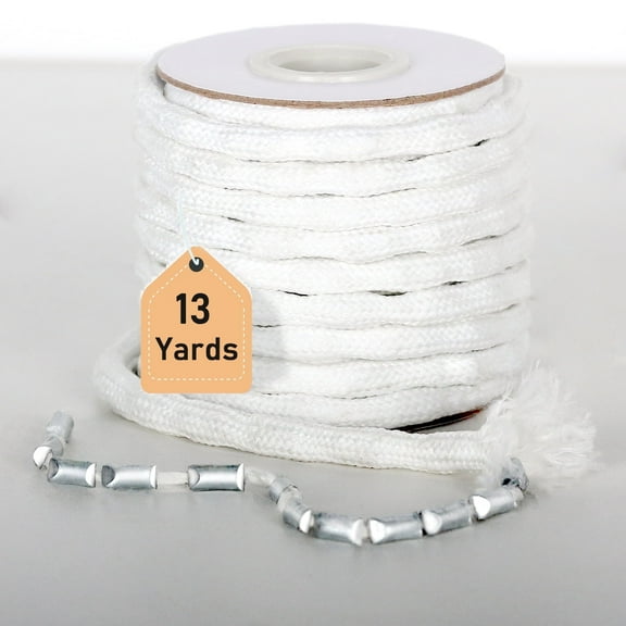 13Yard Shower Curtain Weights Tape, Drapery Weight Rope, Heavy Drapery Weights for Indoor Tulle Fabrics, Weighted Lead Rope Increase Curtain Weight, DIY Length Curtain Accessories