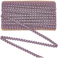 thumbnail image 1 of 13Yards Gimp Braid Trim Purple S Woven Braid Trim 3/8 inch Basic Trim Decorative Gimp Braid Sewing Polyester Handcraft Gimp Trim, 1 of 9