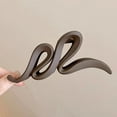 thumbnail image 1 of 13cm Acrylic Hair Clips For Women Hairpin Matte Wave Hair Claw Clip Hair Accessories Girls Headwear 4 Colors New, 1 of 9