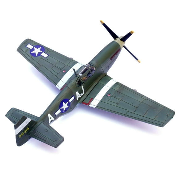 13cm Diecast Alloy 1/72 Scale WWII USAAF P-51B Mustang Fighter 365TH FS 345TH FG James Howard Ding Hao Finished Model Toy Gift TAPDRA Accessory Part