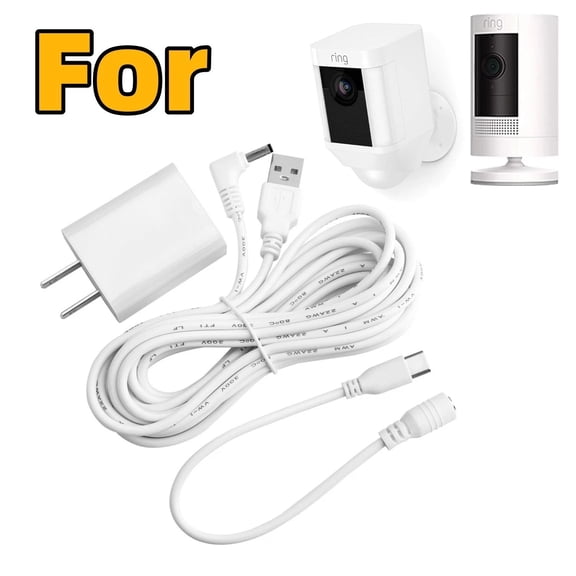13ft Power Adapter Compatible with eufy Indoor Cam C210/C220 , eufy Indoor Cam S350