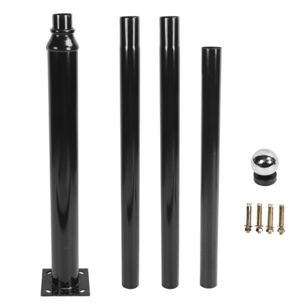 13ft Split Outdoor Street Light Pole with Monitoring Post Props - Energy Efficient, Weather Resistant, Easy Installation - Ideal for Outdoor Lighting Solutions