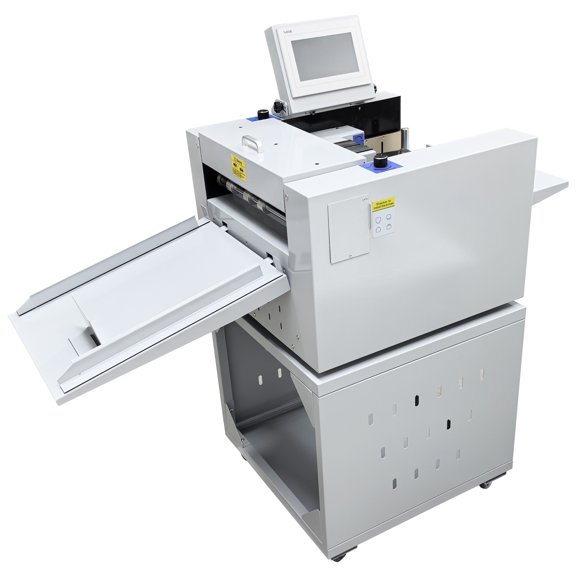 13in Fully Automatic Creasing & Perforating Machine 2600 Sheets/h Digital TouchScreen Paper Creaser Perforator