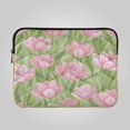 thumbnail image 1 of 13in Laptop Bag Briefcases Computer Inner Bags Computer Bags Laptop Sleeves Work Travel School Bag Blush Tulip Meadow, 1 of 7