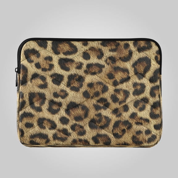 13in Laptop Bag Briefcases Computer Inner Bags Computer Bags Laptop Sleeves Work Travel School Bag Natural Leopard Print
