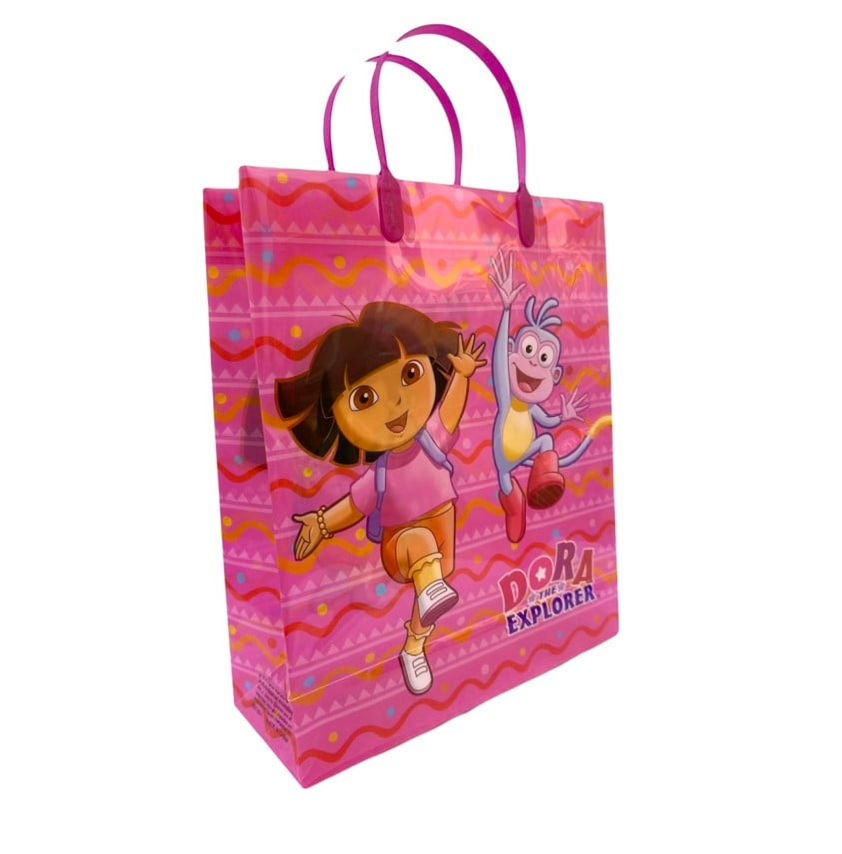 13in Nickelodeon Dora The Explorer Gift Bag PVC Reusable Gift Bag 