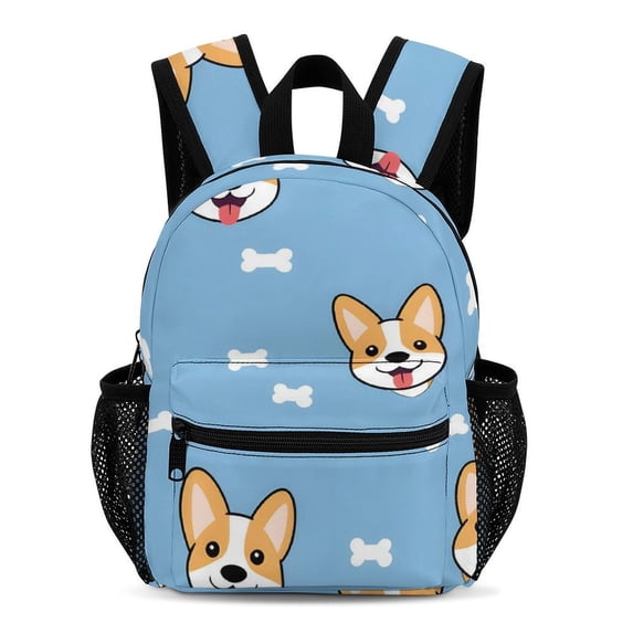 13in Schoolbag Large Capacity Storage Space Zipper Design Side Pocket ...