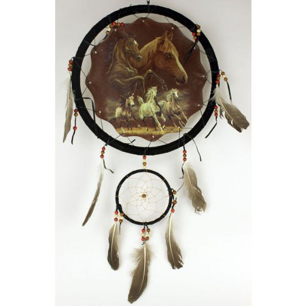 13inch Horse Dream Catcher Back to Earth Collection