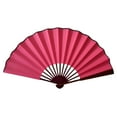 thumbnail image 1 of 13inch Large Rave Fan Popping Fan Clacking Fans for Line Dancing,Hand Fans for Women Foldable,Boots on The Ground Fan,Portable for Outdoor,Wedding,Party,Decoration(Hot Pink,1 Pack) on Clearance, 1 of 6