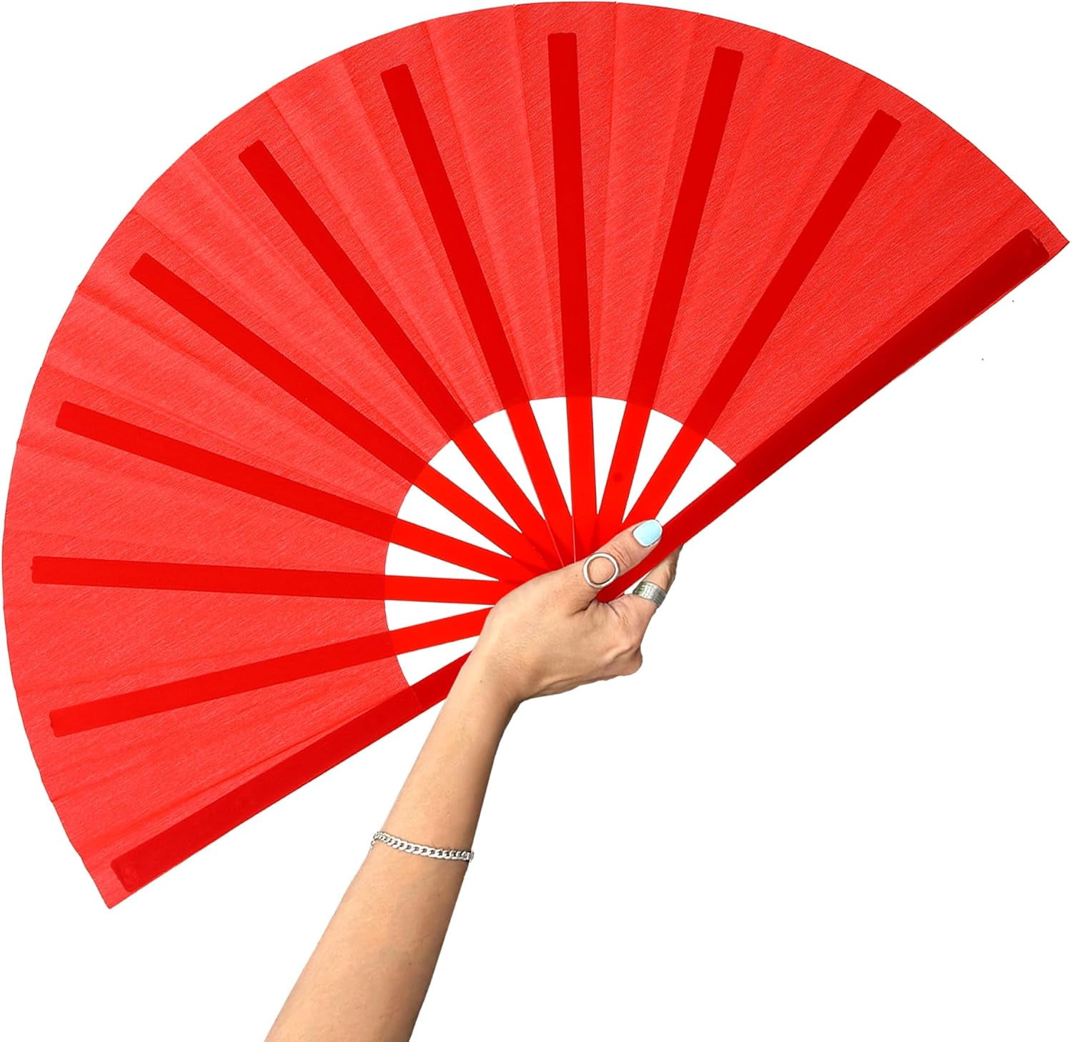 Clacking Fans 13inch Large Rave Fan Popping Fan Clacking Fans for Line Dancing,Hand ...