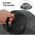 thumbnail image 1 of 13inch kamado Grill Cover fit for mini Big Green Egg, kamado Joe and More, Heavy Duty, Waterproof, dust-Proof Cover, 17.5” Dia*23.5” H$$Garden & Patio, 1 of 6