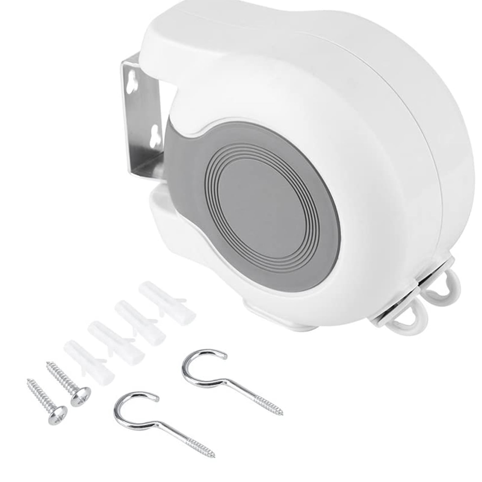 13m Wall Mounted Retractable Double Clothes Drying Line Indoor Outdoor