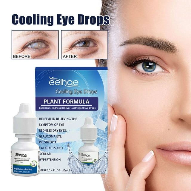 13ml Redness Reliever Eye Drops Multi-Dose Preservative Free Dry Eye ...