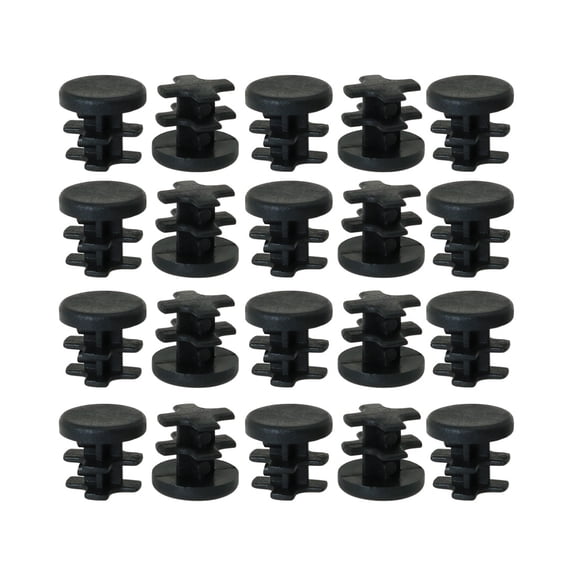 13mm 0.51" OD Plastic Tube Inserts Pipe 20pcs 0.4"-0.47" Inner Dia Non-slip Legs