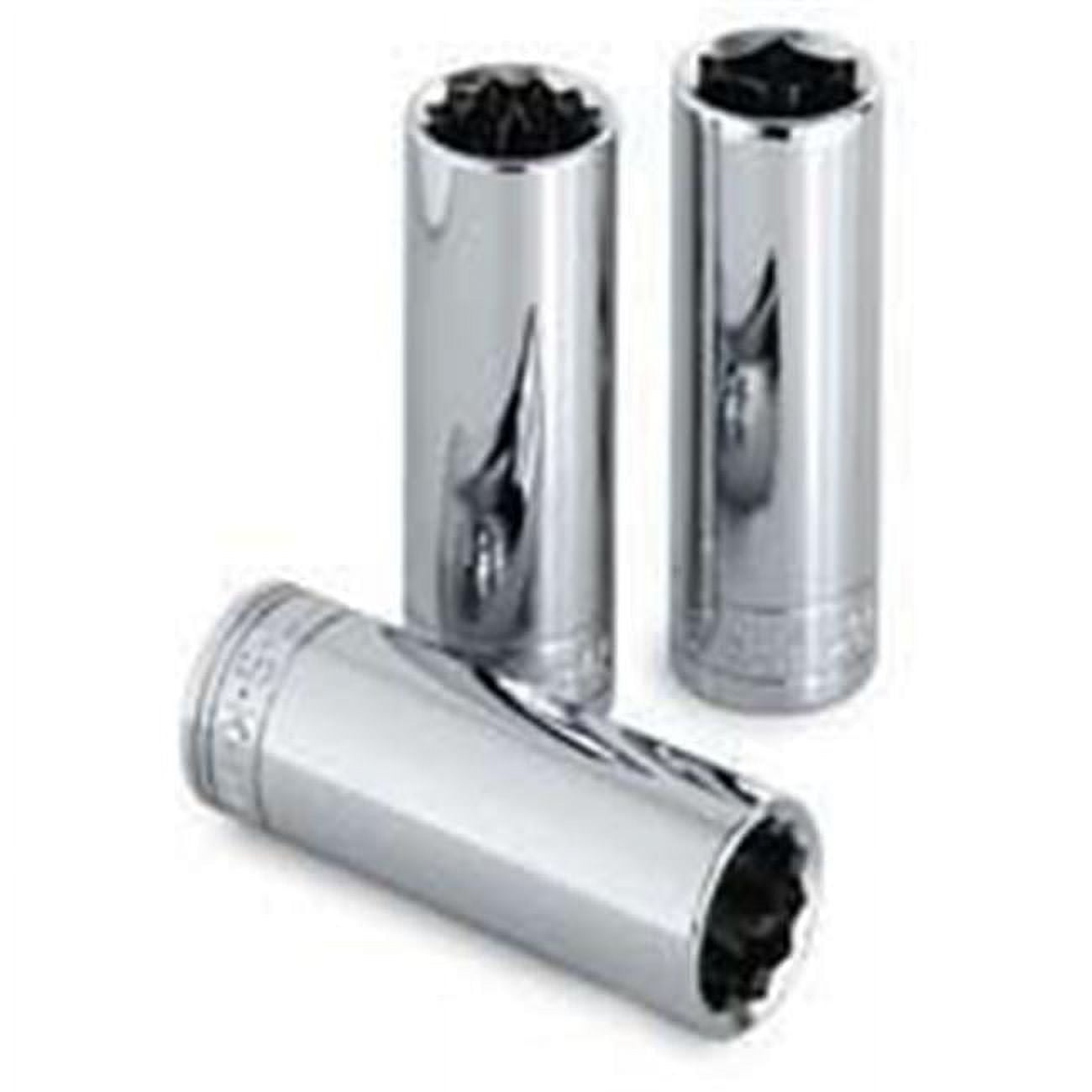 DEWALT 1/2" Drive 6-Point Deep Socket - 9/16" Size | Chrome Vanadium, Direct Torque Technology - View #3